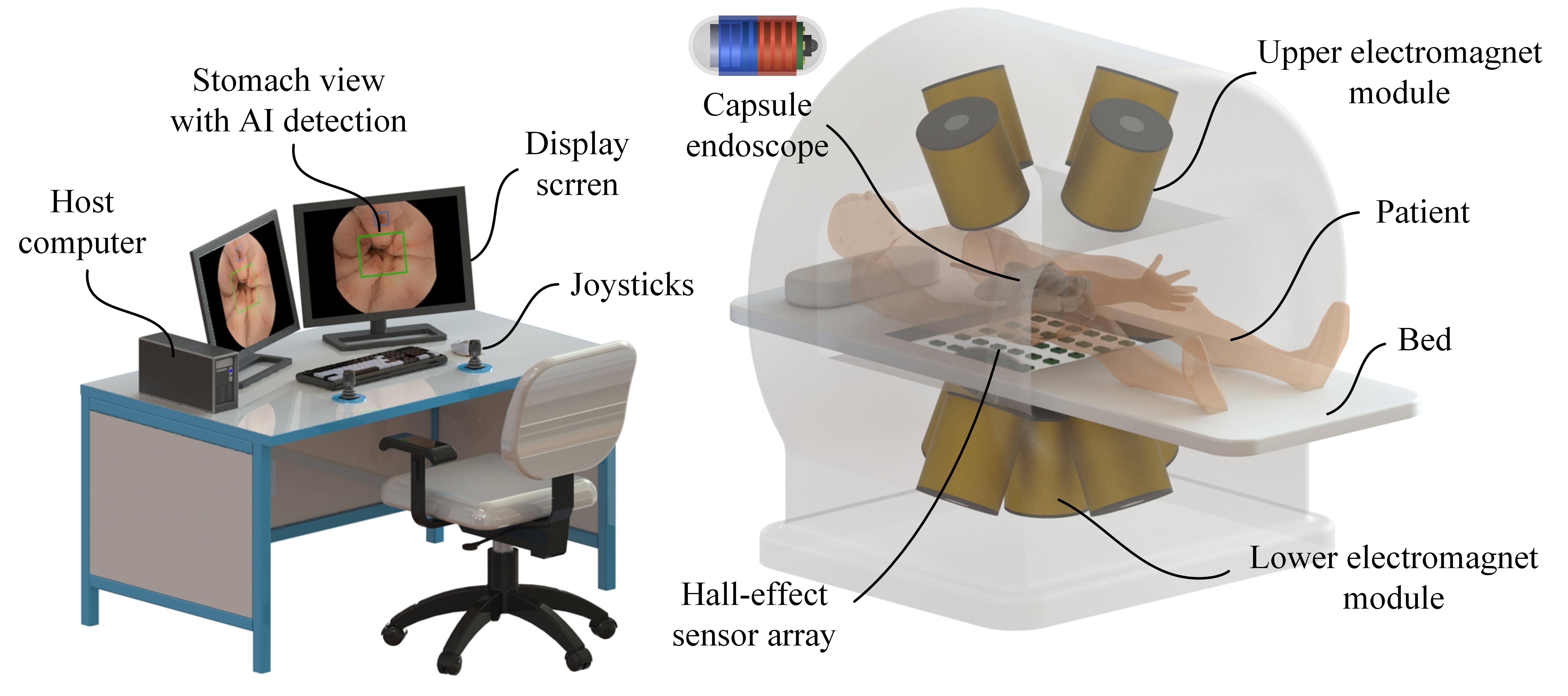 An automatic stomach screening method using magnetically actuated capsule endoscope